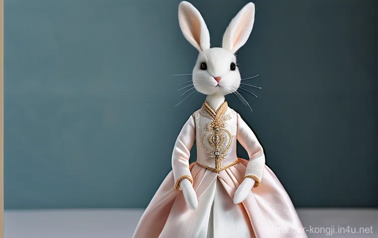 콩지래빗의 인형 컬렉션 - **Prompt 1: Serene Elegance of a Konji Rabbit Art Doll**
A highly detailed, exquisite Konji Rabb...