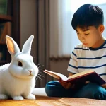콩지래빗 연재 스케줄 - **Prompt 1: Family Story Time with Kongji Rabbit**