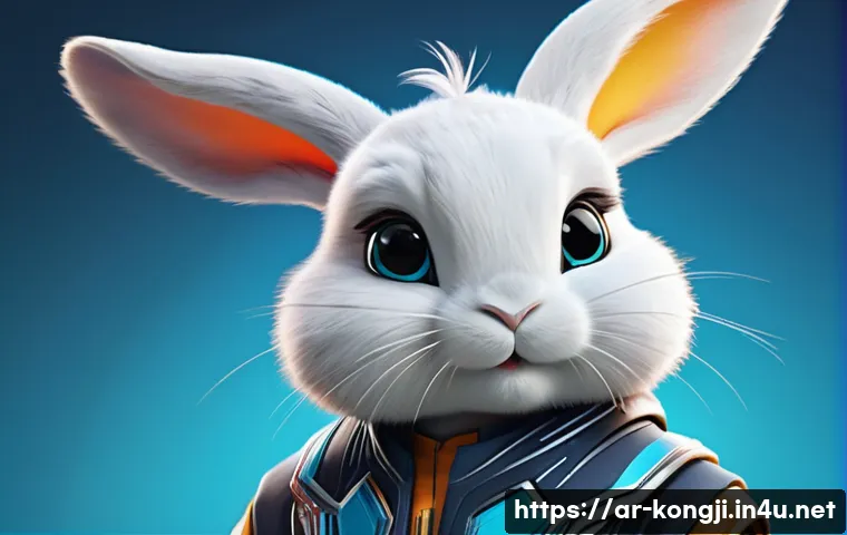 콩지래빗 신규 캐릭터 출시 정보 - A vibrant, youthful character from the Kongji Rabbit universe, featuring smooth, flowing lines and b...